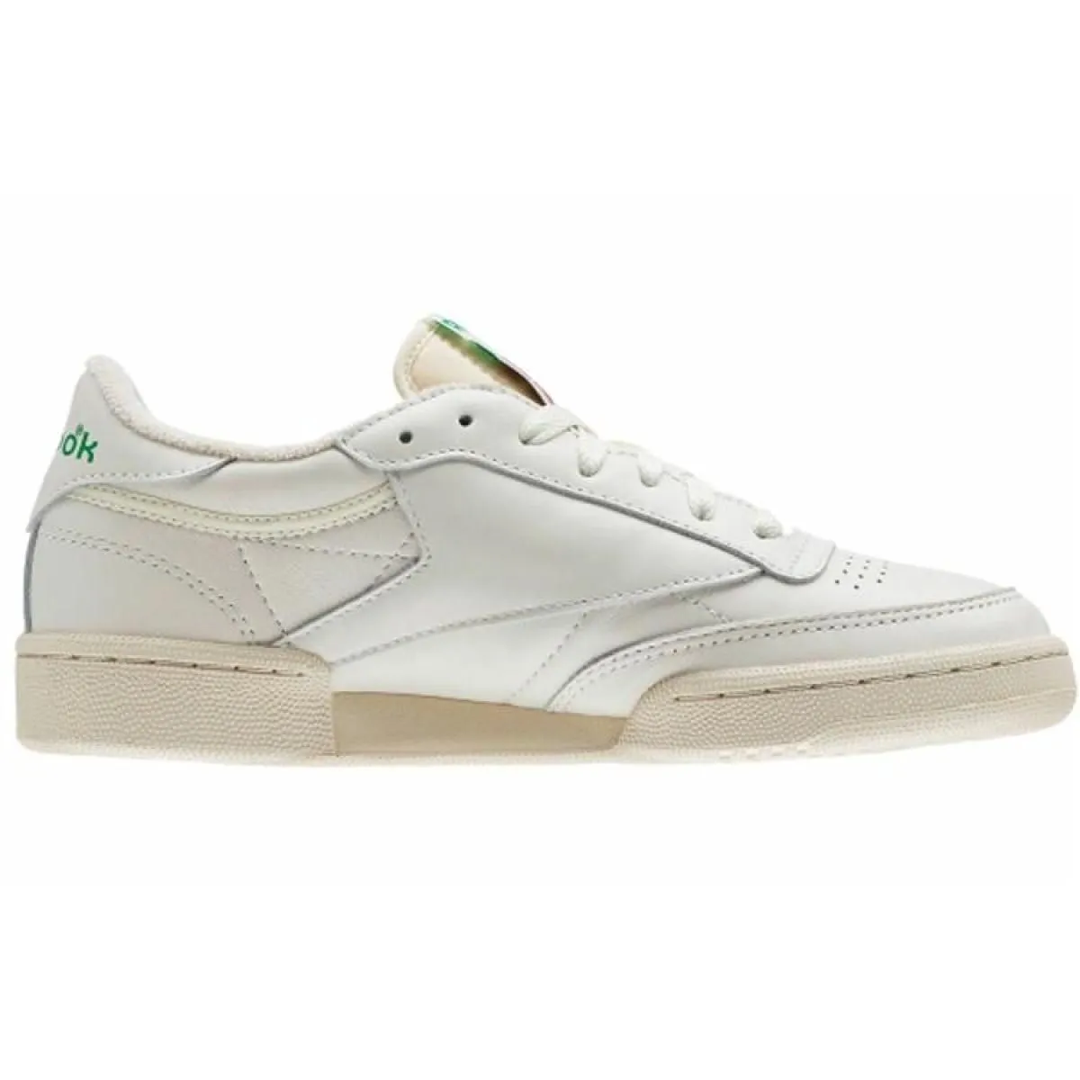 Женские кеды Reebok Club C 85 Vintage Beige/Green