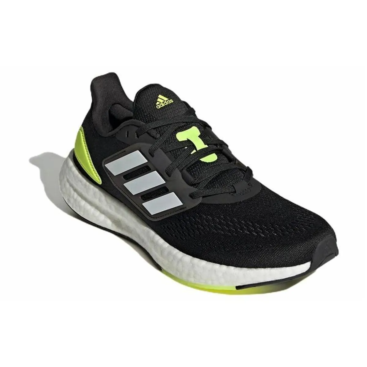 Мужские кроссовки Adidas Pureboost 22 Running Black/Yellow