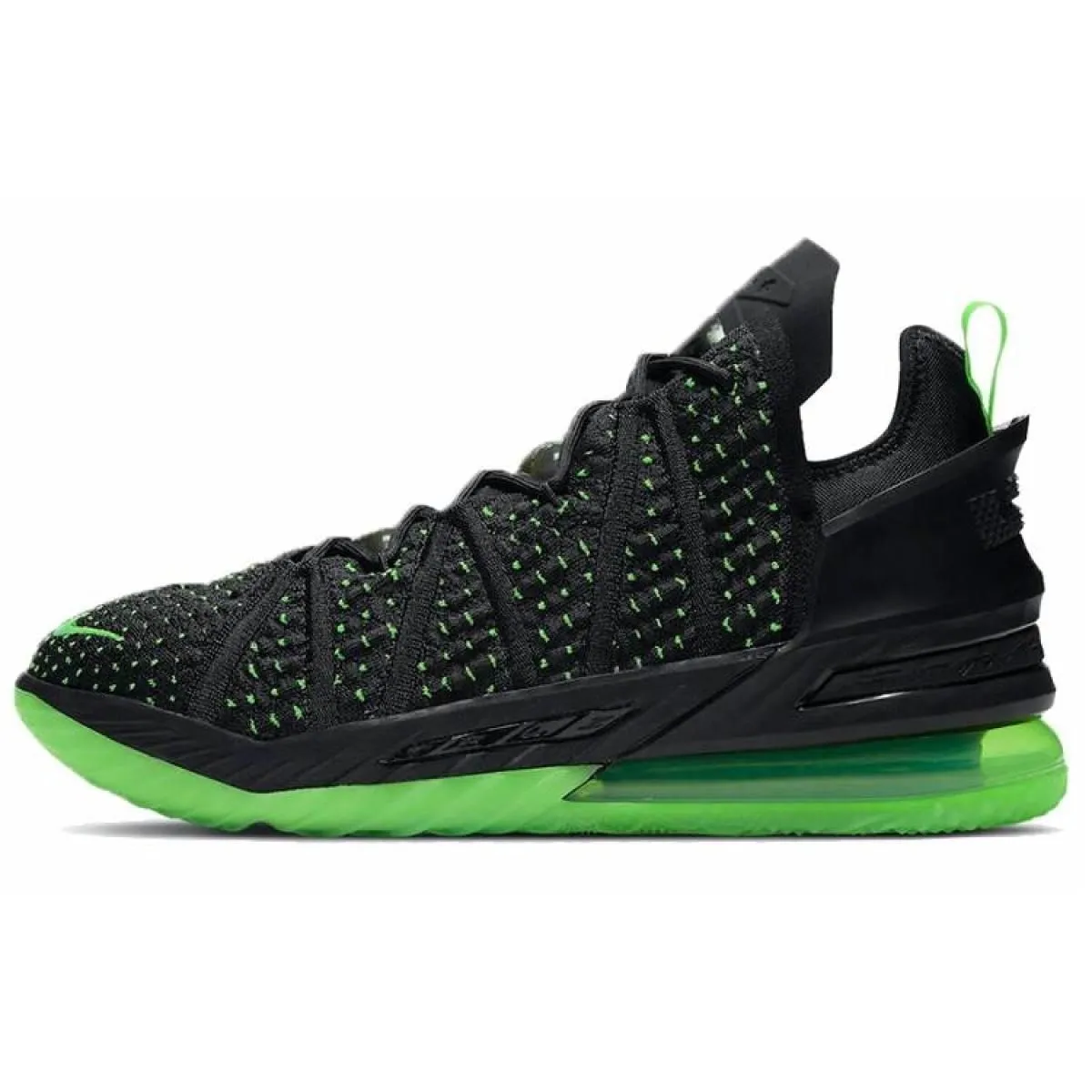 Мужские кроссовки Nike Lebron 18 Black/Green/White