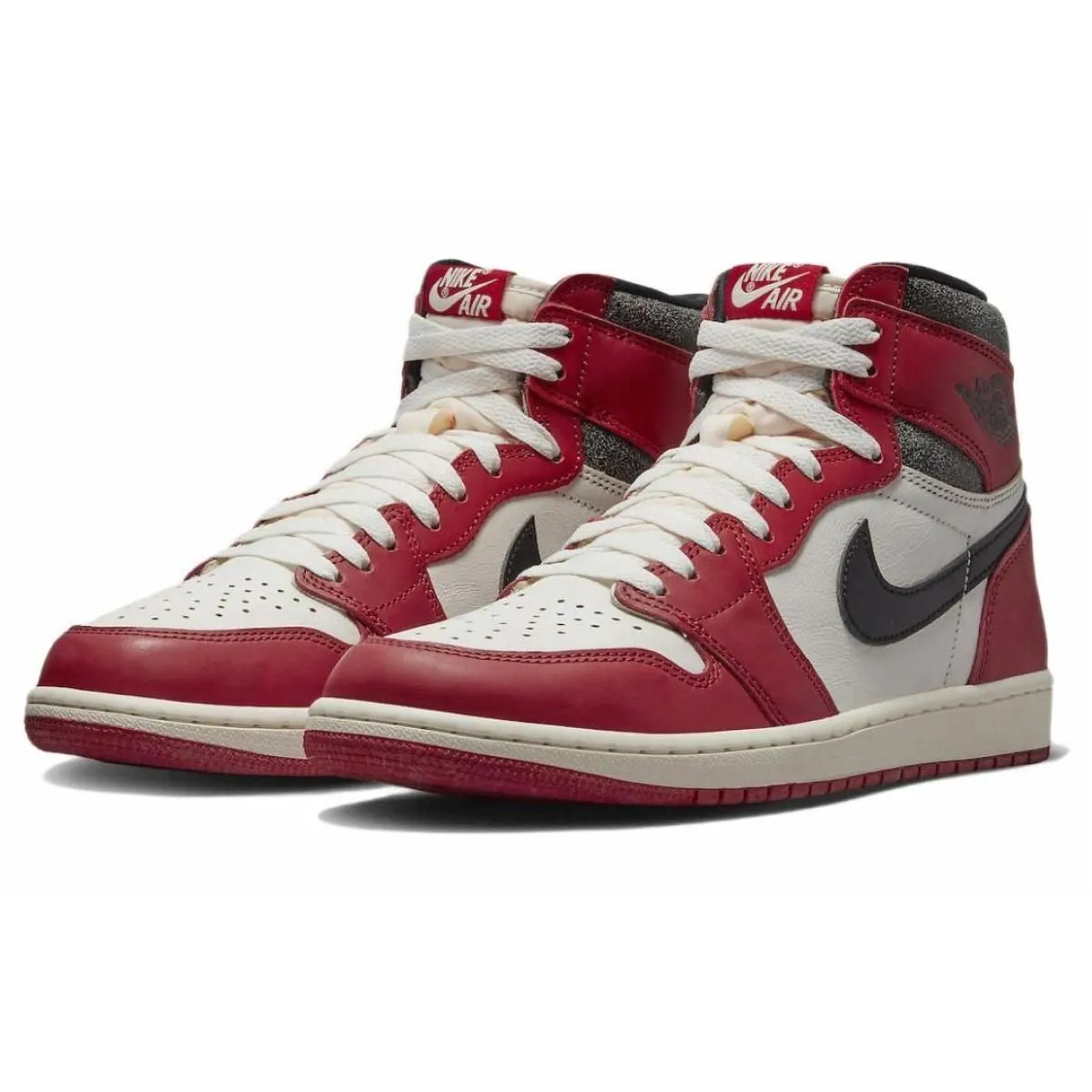 Кроссовки Air Jordan 1 High OG Lost & Found White/Red
