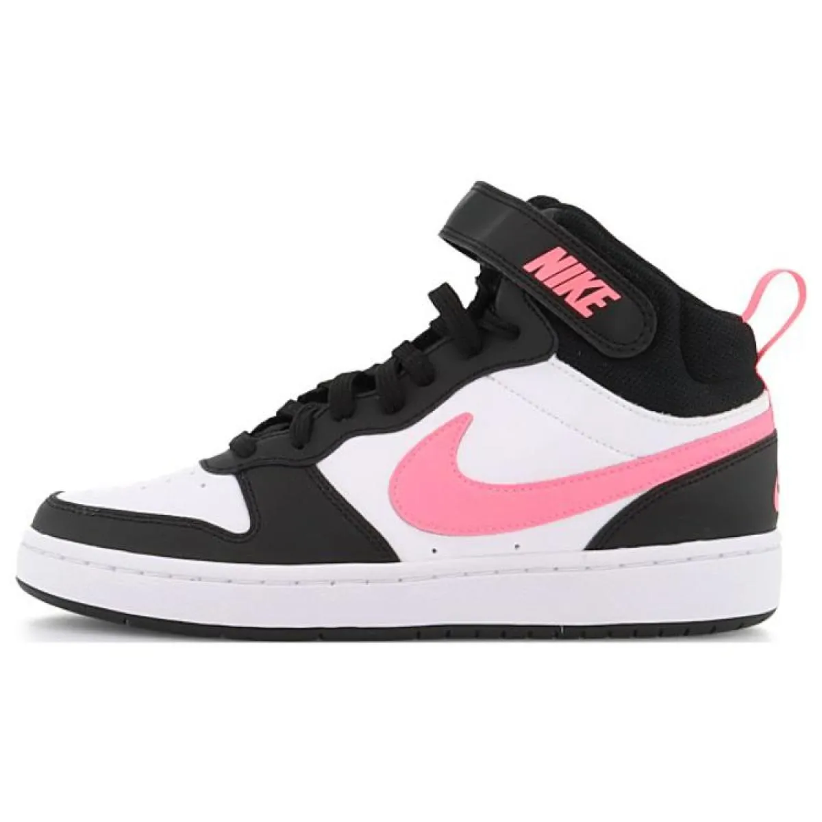 Подростковые кроссовки Nike Court Borough 2 Mid White Sunset Pulse GS
