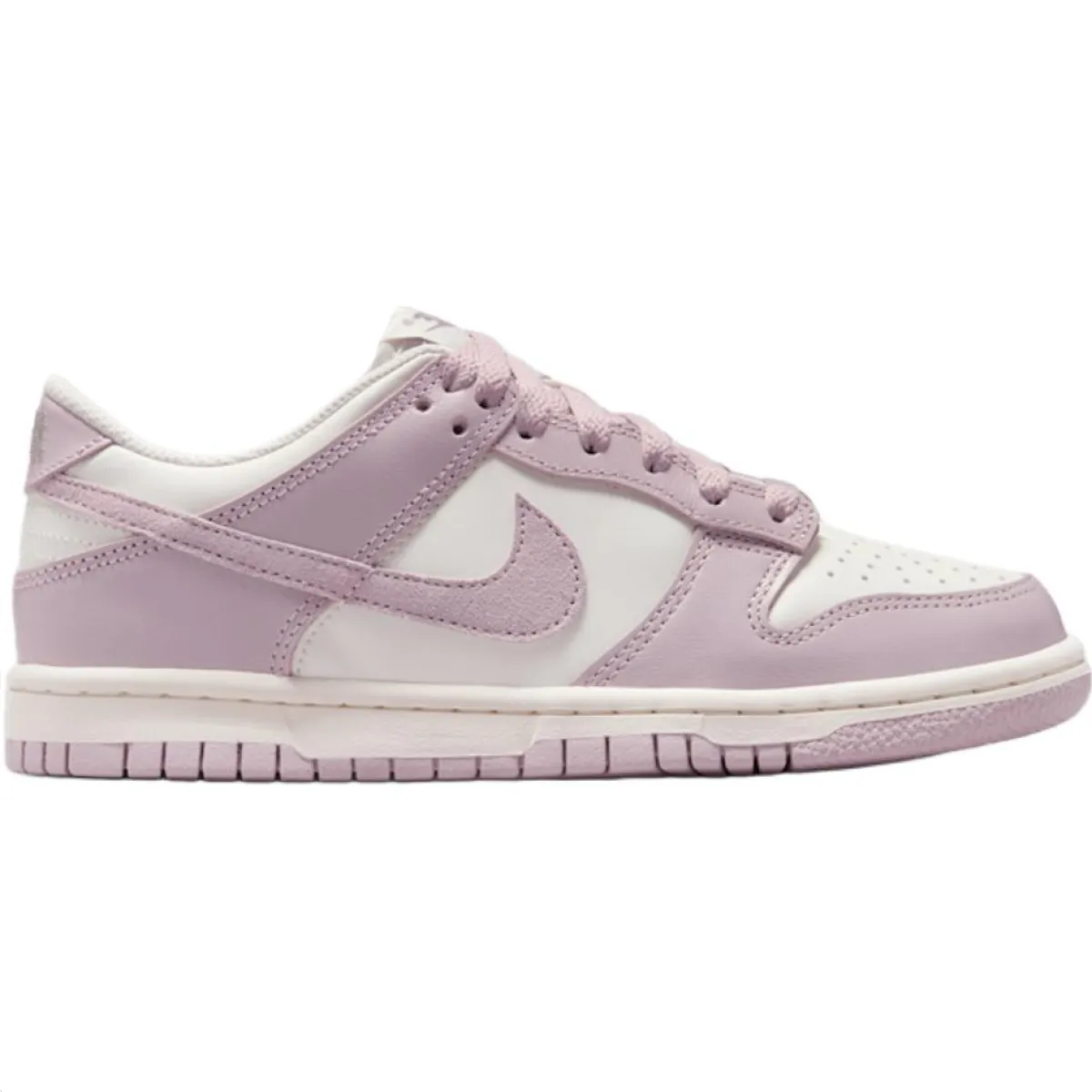 Подростковые кроссовки Nike Dunk Low Pink/White GS