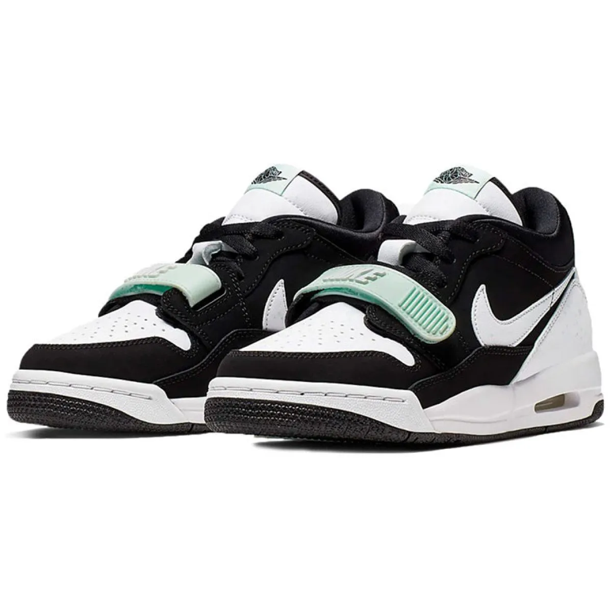 Подростковые кроссовки Air Jordan Legacy 312 Low Black White Teal Tint GS