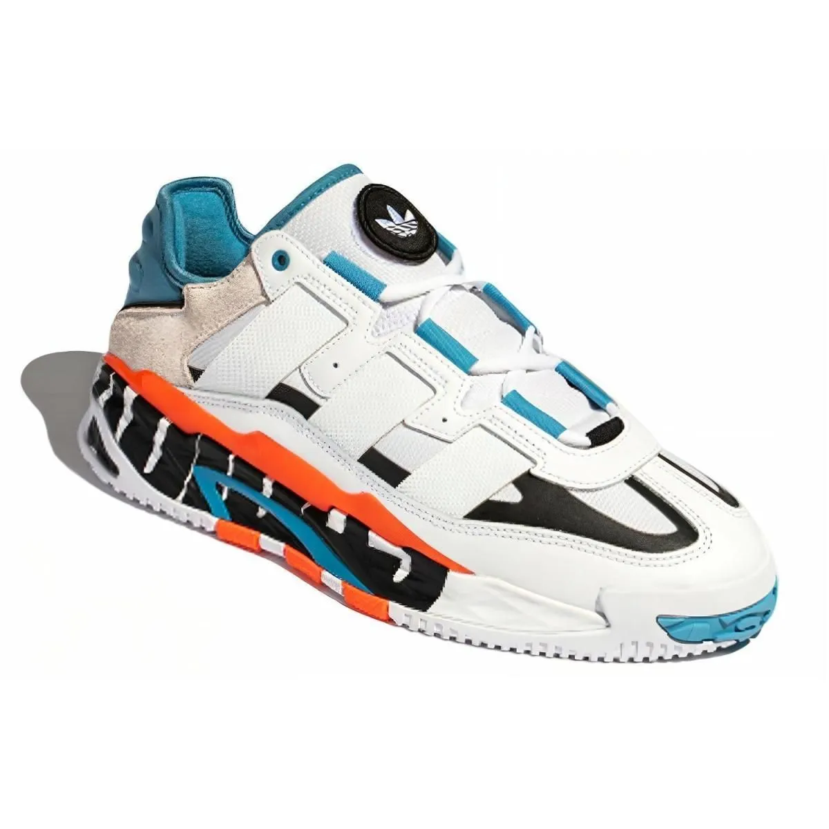 Кроссовки Adidas Originals Niteball Big Logo White/Blue