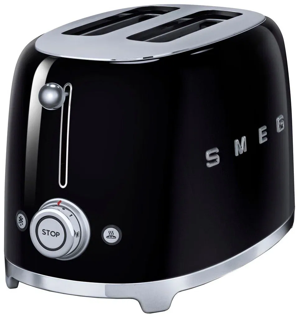 Тостер Smeg TSF01WH Black