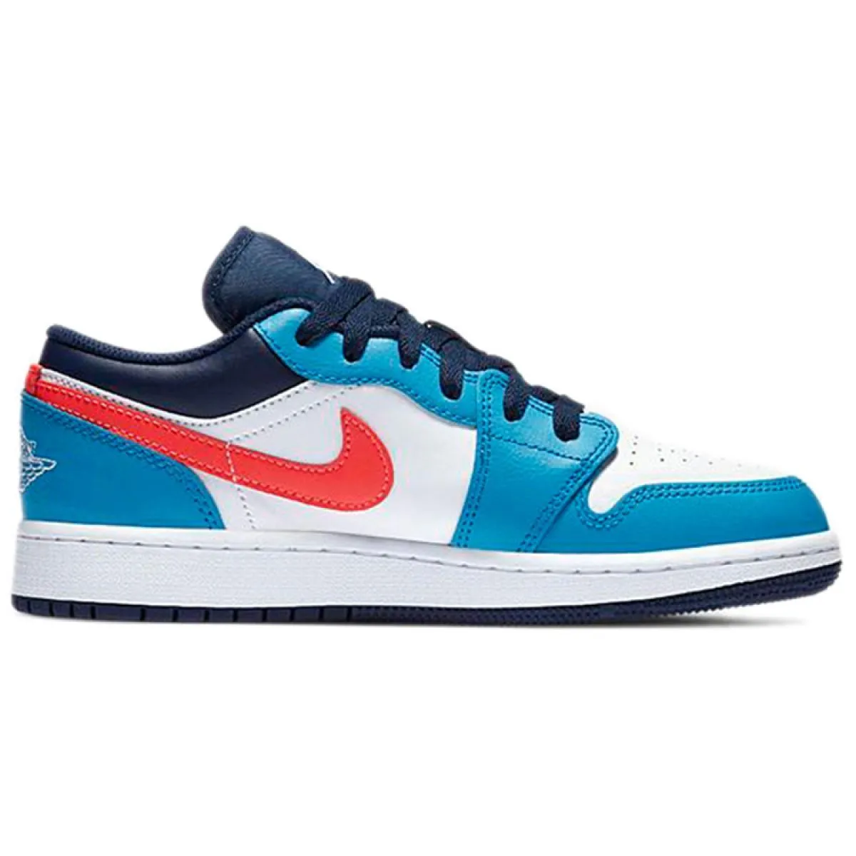 Подростковые кроссовки Air Jordan 1 Low Game Time Blue GS
