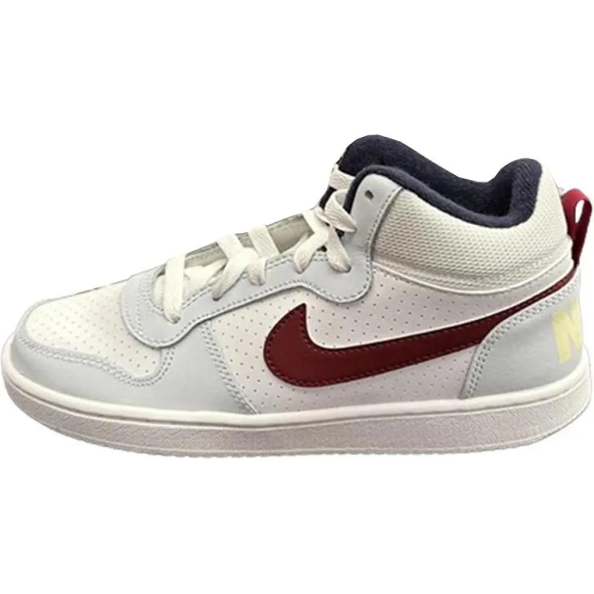 Подростковые кроссовки Nike Court Borough Mid 2 White/Red GS
