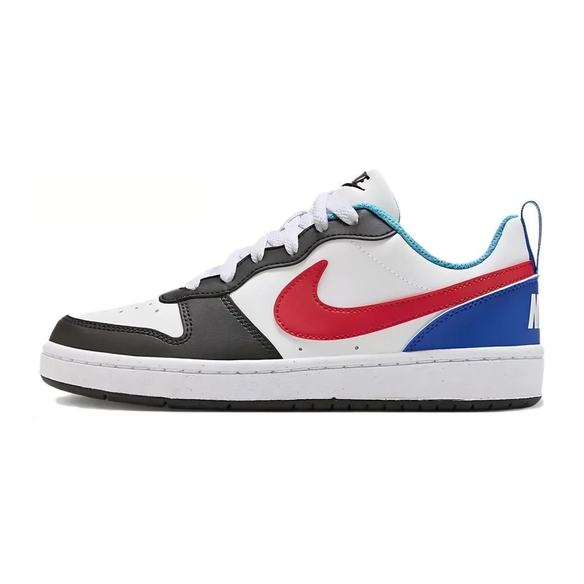 Подростковые Nike Court Borough White/Black/Blue/Red GS
