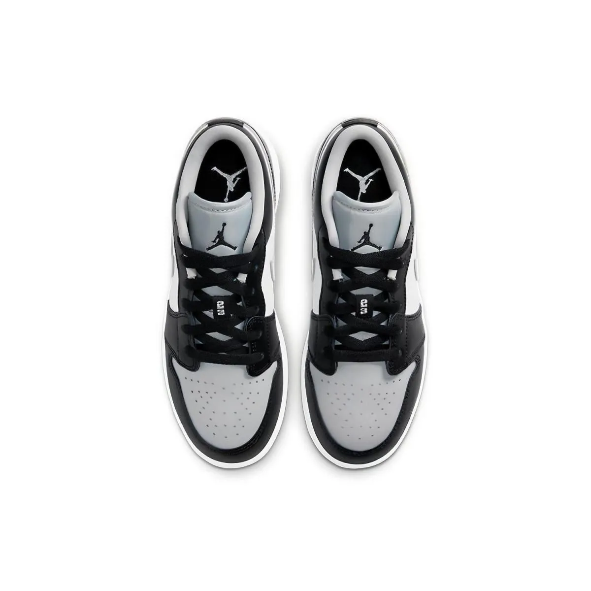 Подростковые кроссовки Air Jordan 1 Shadow Low "Grey Toe" GS