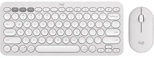 Клавиатура и мышь Logitech Pebble 2 Combo White