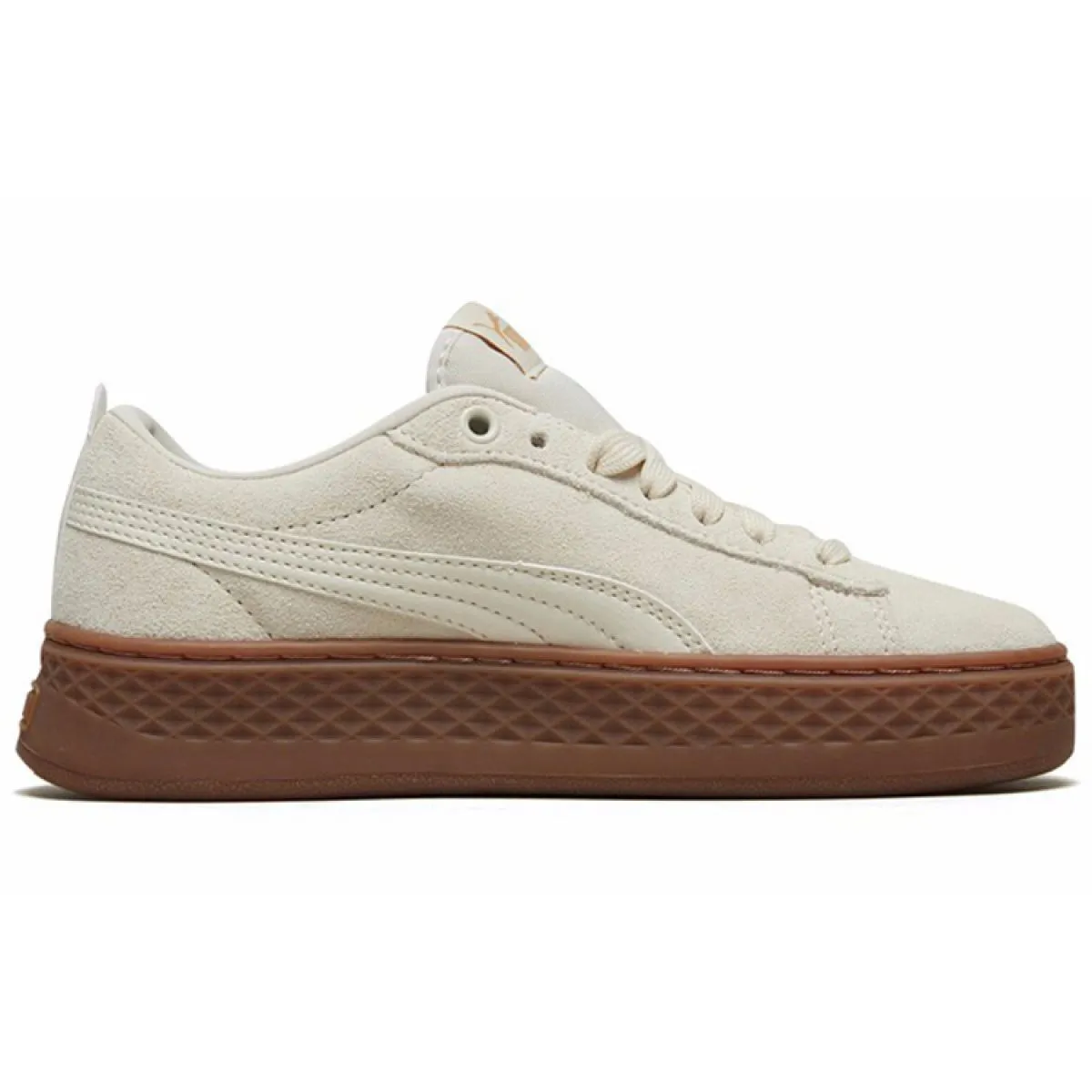 Женские кеды Puma Smash Platform SD Beige