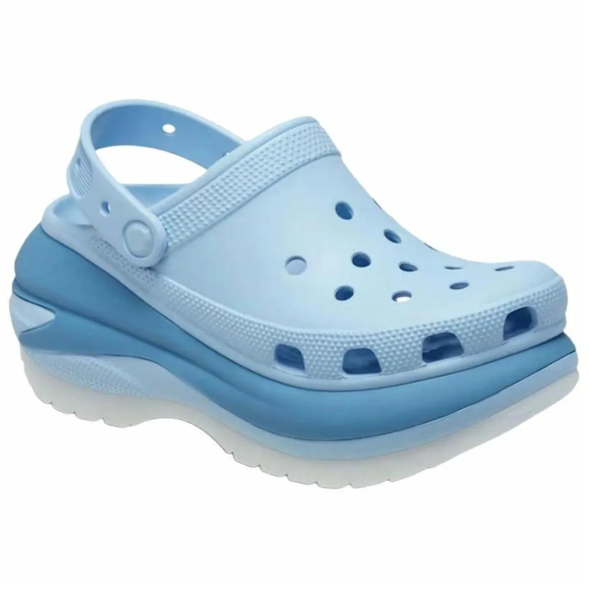 Сабо Crocs Mega Crush Matte Clog 6 cm Blue
