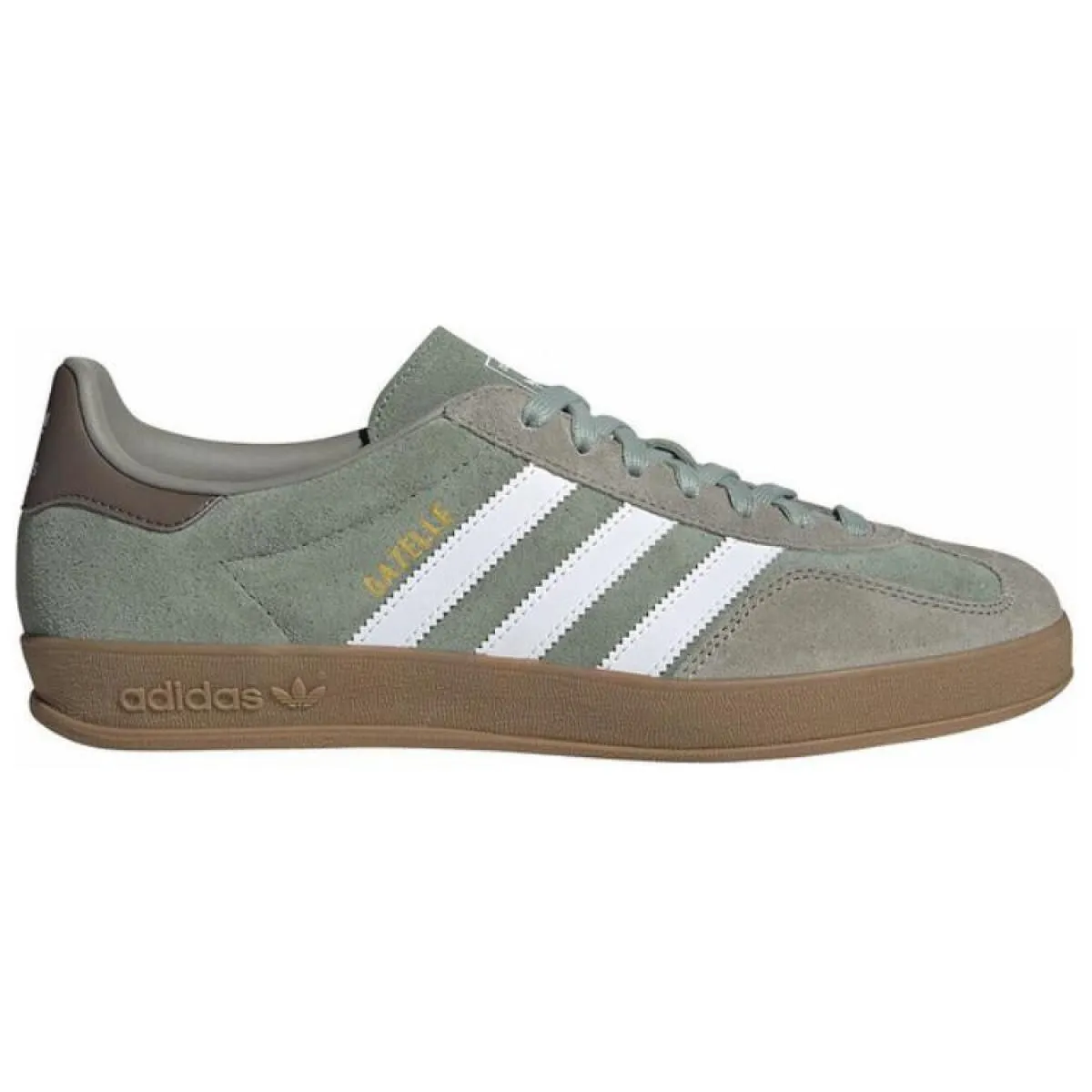 Мужские кроссовки Adidas Originals Gazelle Indoor Green/Grey