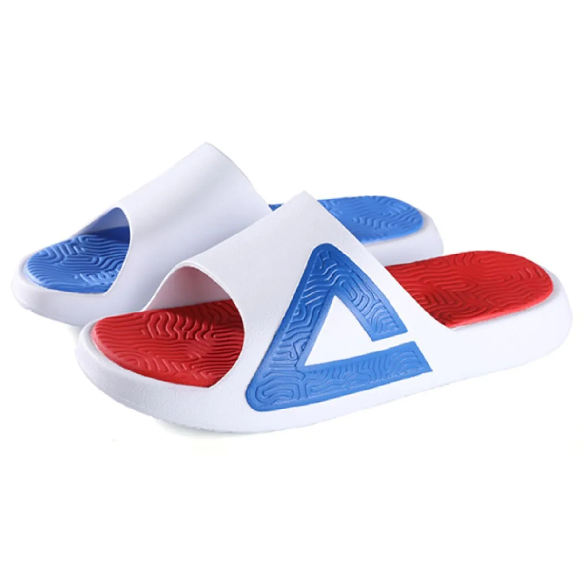 Шлёпанцы Peak Statistic Sandals White/Red/Blue