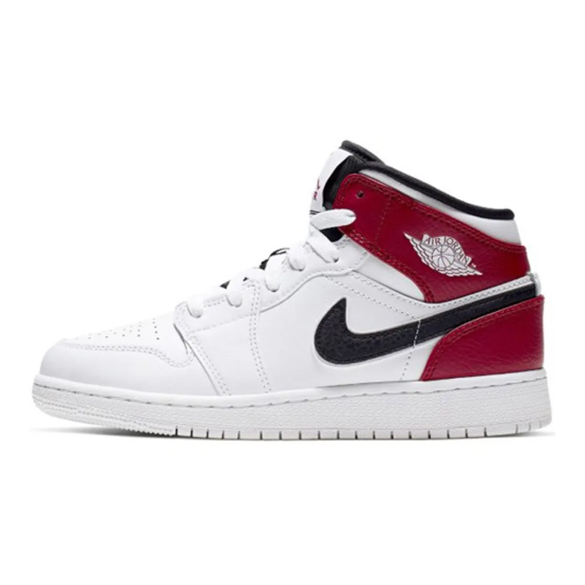 Подростковые кроссовки Jordan 1 Mid Chicago GS