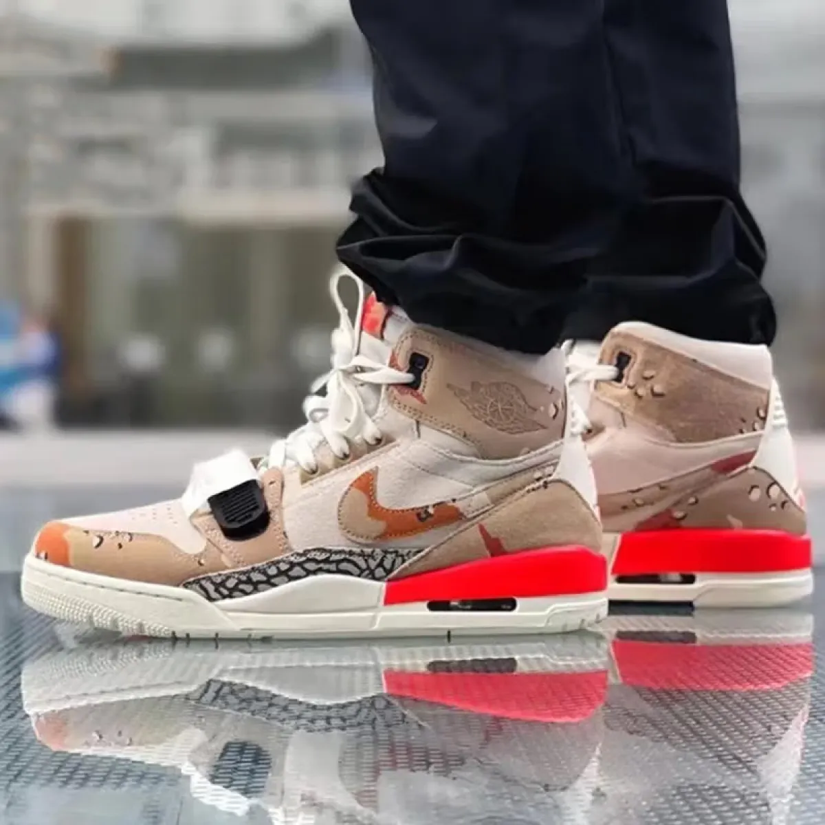 Подростковые кроссовки Jordan Legacy 312 Mid “Desert Camo” GS