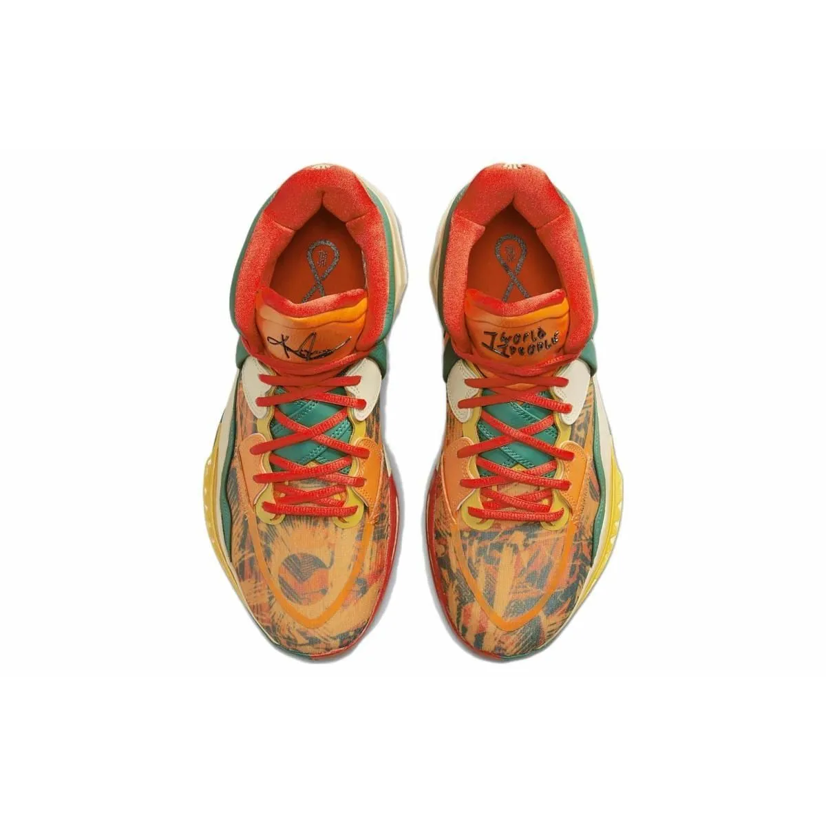 Кроссовки Nike Kyrie 8 Infinity One World One People Orange/Green