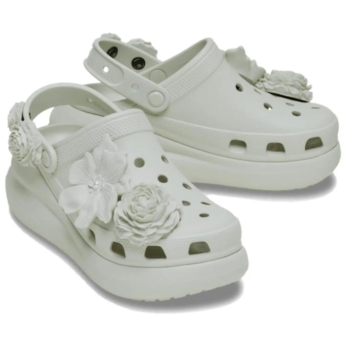 Женские сабо Crocs Crush Bouquet Clog 3-5 cm Linen
