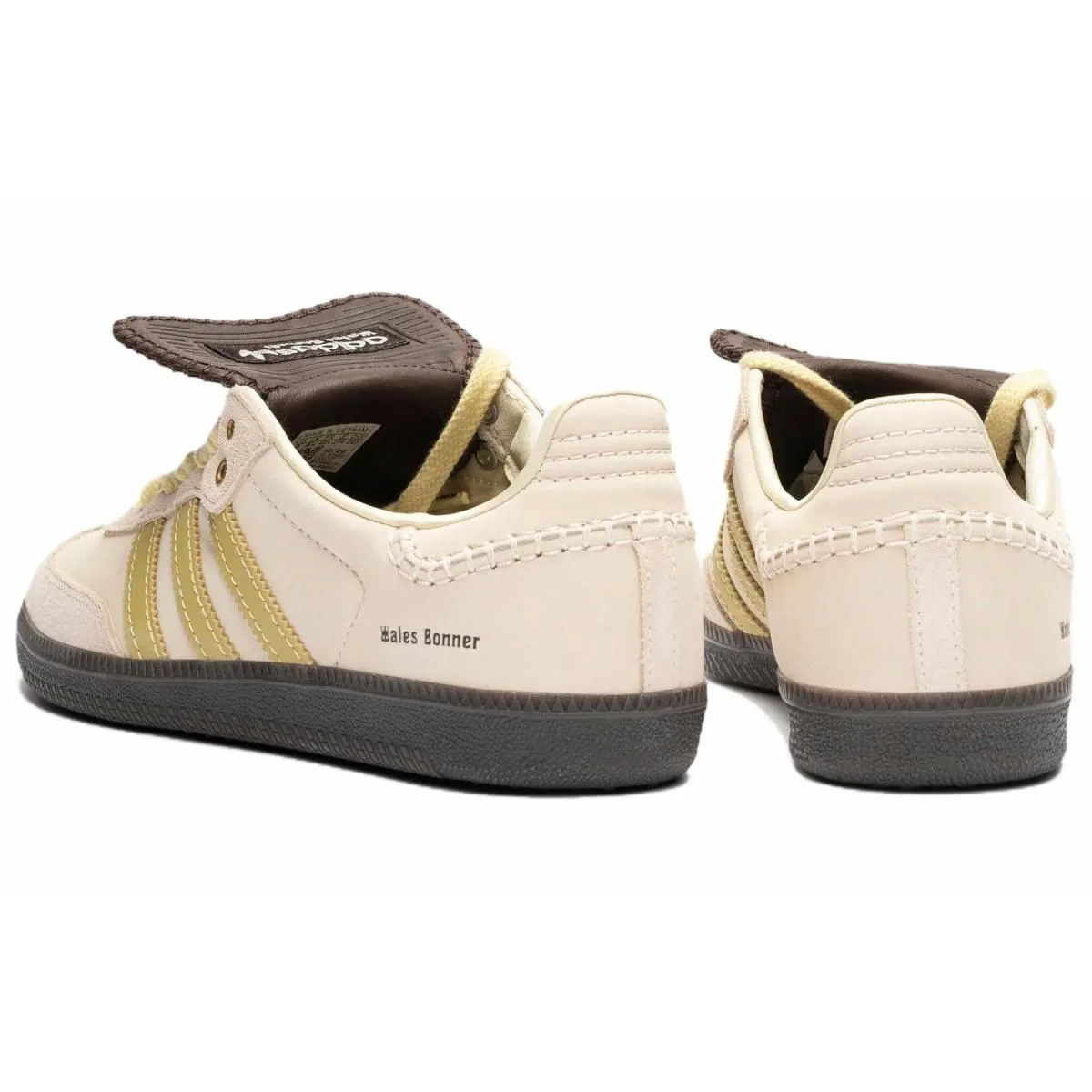 Кроссовки Adidas Originals Samba Nubuck White/Brown