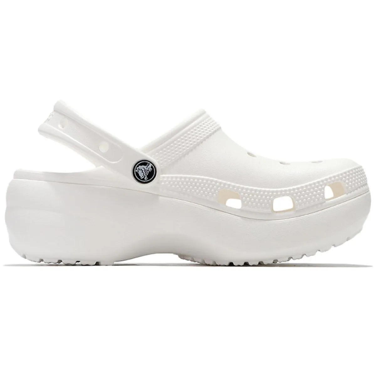 Женские сабо Crocs Classic Platform Clog 4.1 cm White