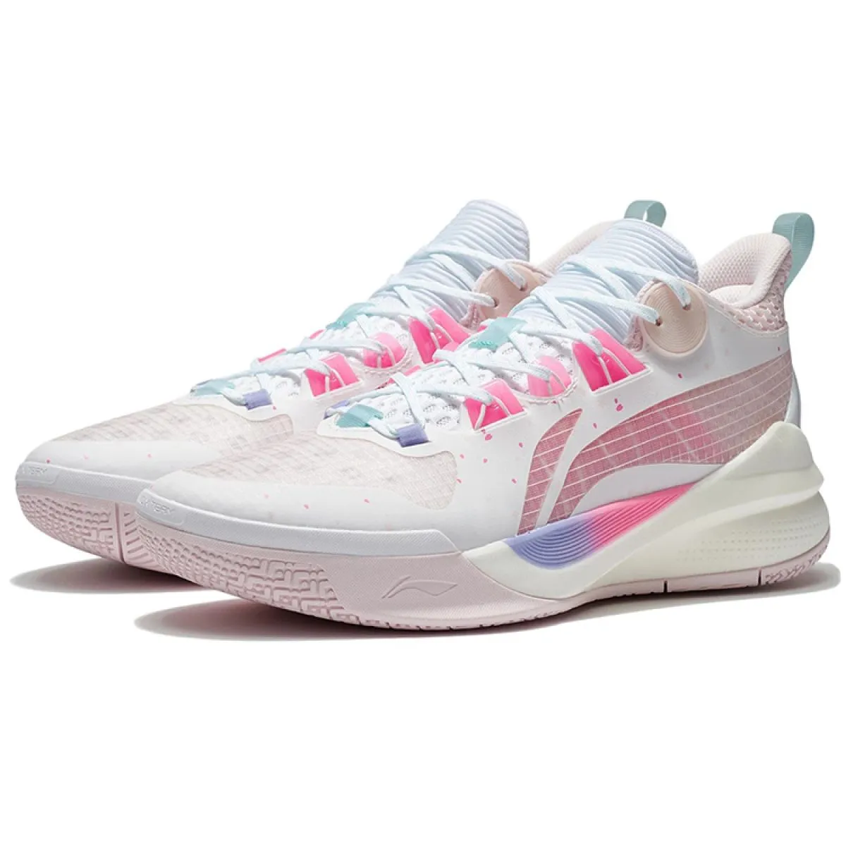 Мужские кроссовки LiNing Sonic 10  White/Pink