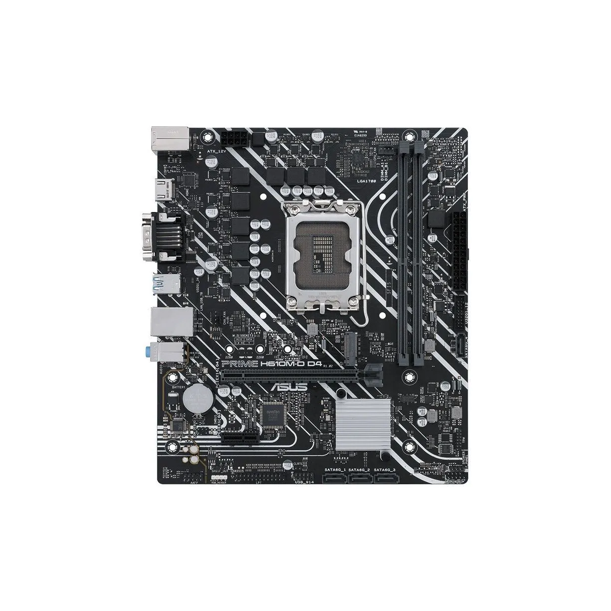 Материнская плата ASUS PRIME H610M-D ,LGA 1700 ,DDR4 ,mATX