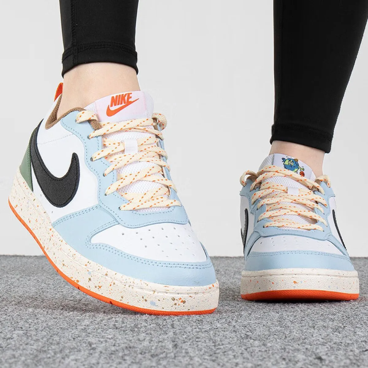 Подростковые кроссовки Nike Court Borough 2 Low White Alabaster GS