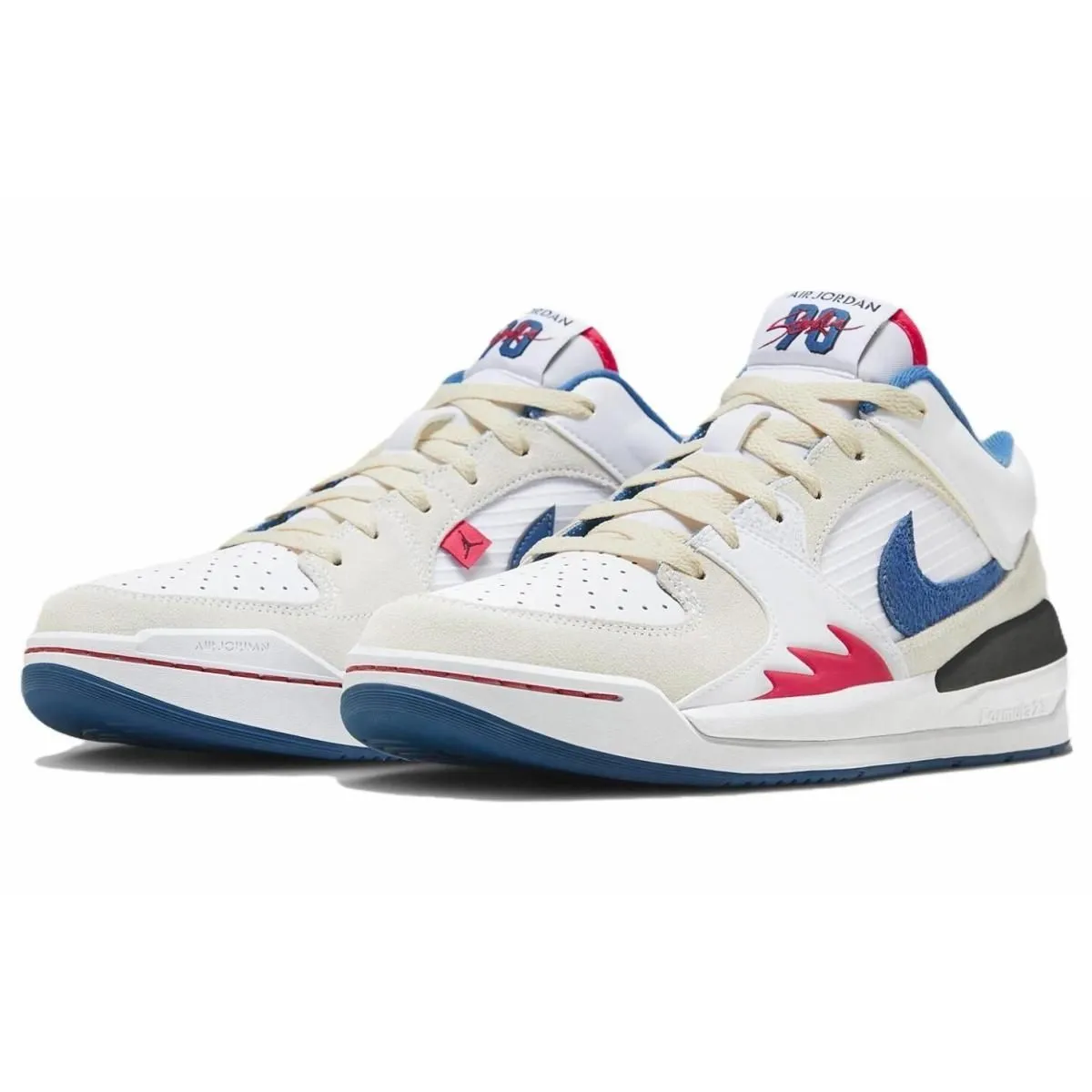 Кроссовки Air Jordan Stadium 90 White/Black/Blue/Red