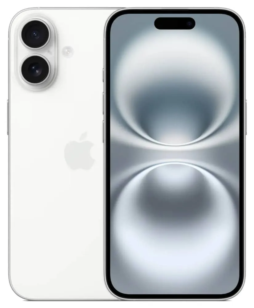 Смартфон Apple iPhone 16 128 GB, Dual nano SIM, White