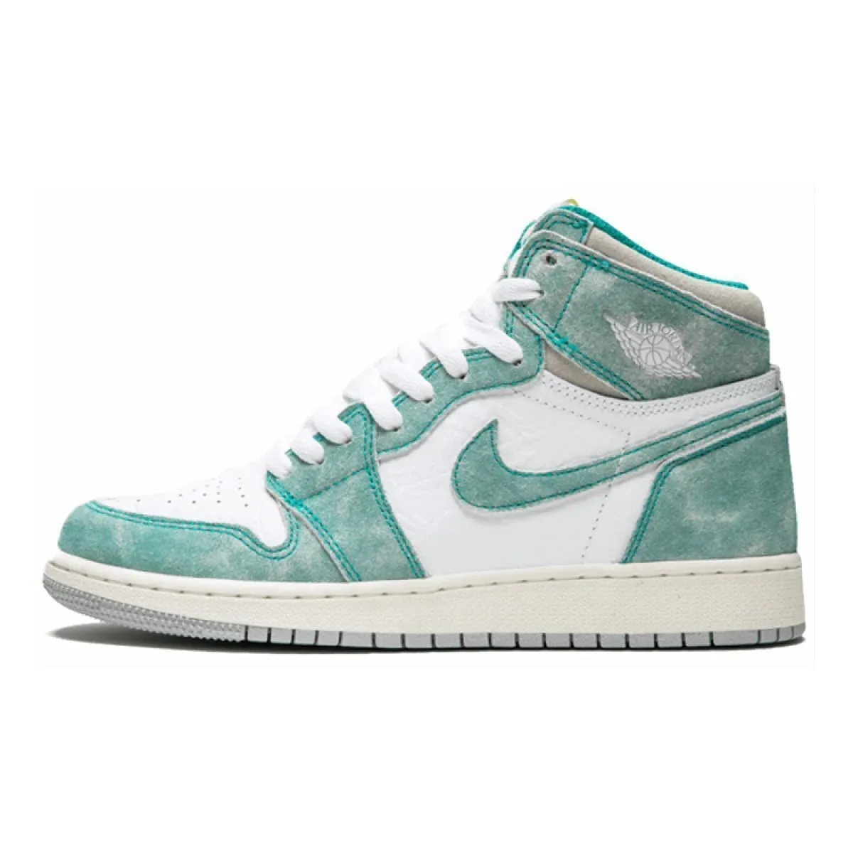 Подростковые кроссовки Air Jordan 1 Retro High "Turbo Green" GS