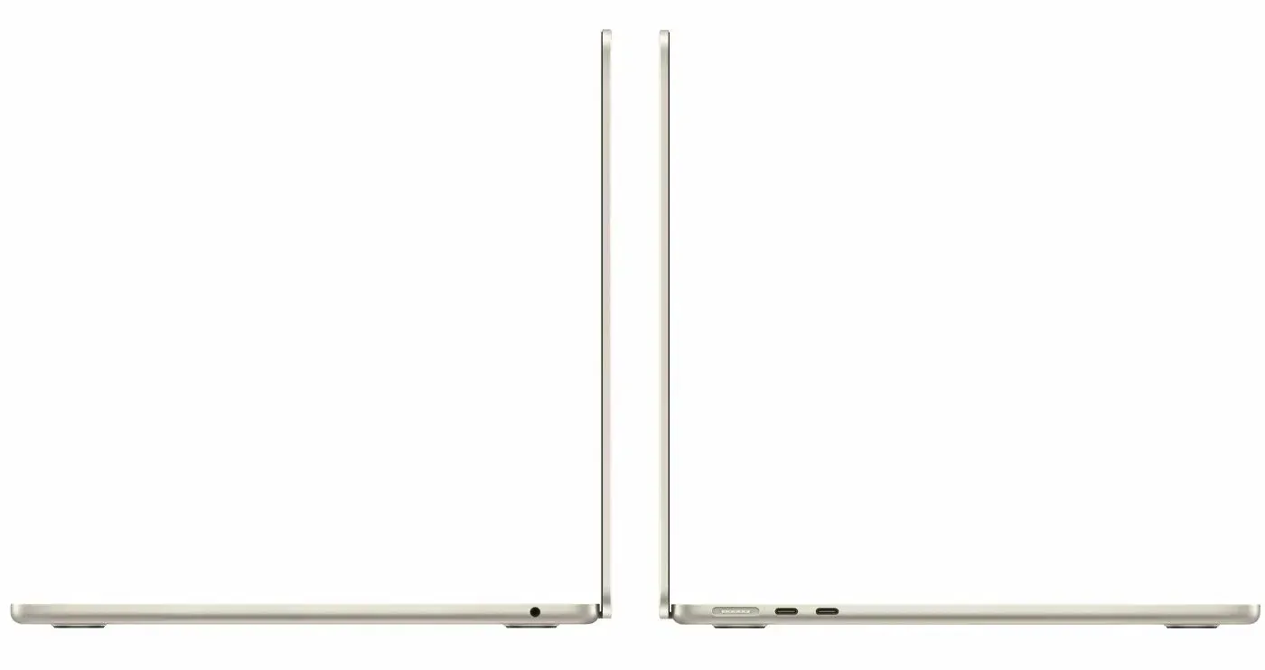 13.6" Ноутбук Apple MacBook Air 13 M4 (2025) 16 GB RAM/256 GB SSD, 10 CPU/8 GPU, Starlight, английская клавиатура