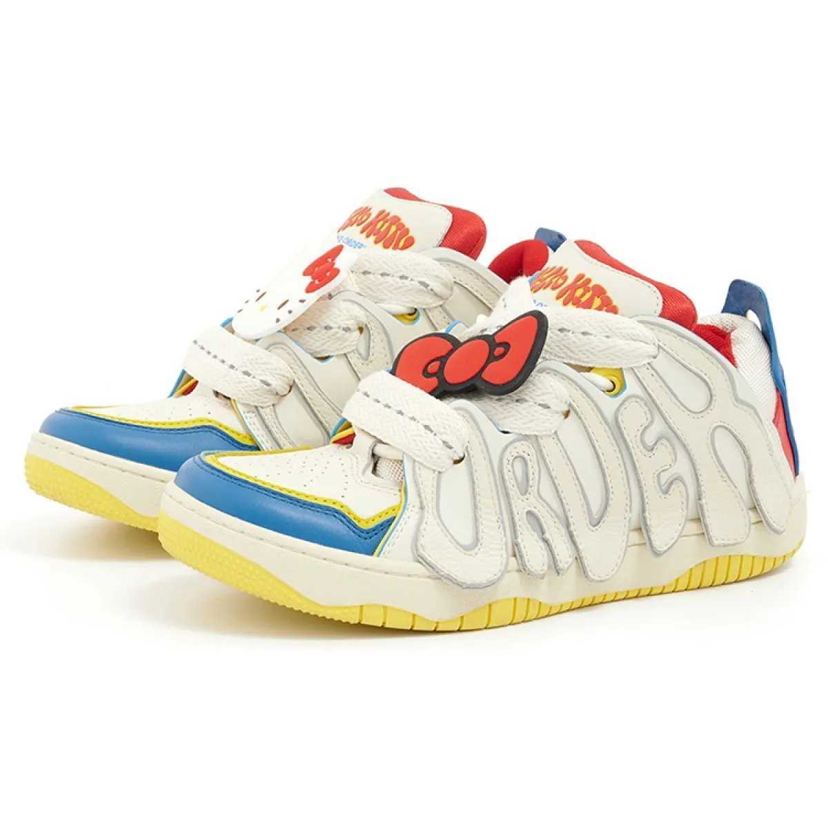 Кроссовки Old Order 001 Beige/Blue/Red/Yellow