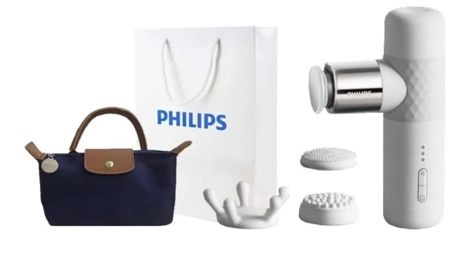 Перкуссионный массажер Philips PPM3302G White
