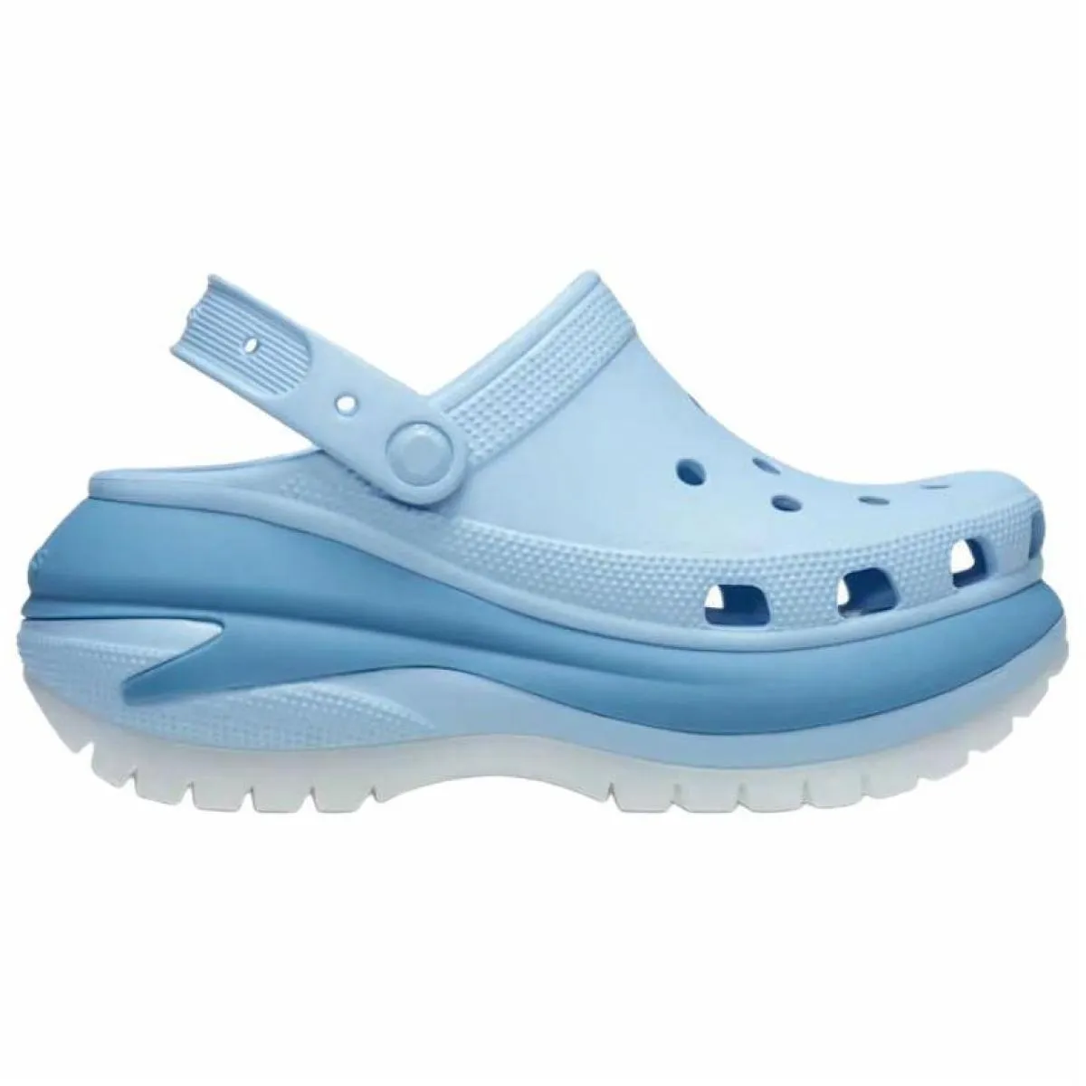 Сабо Crocs Mega Crush Matte Clog 6 cm Blue