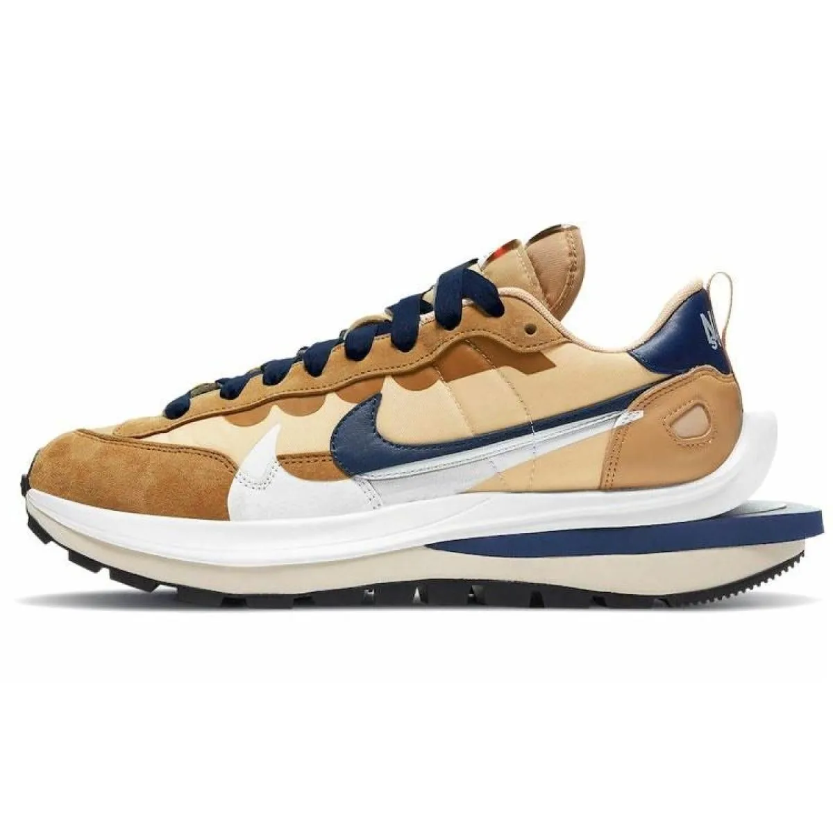 Кроссовки Sacai Nike VaporWaffle Sesame/Blue Void/Khaki