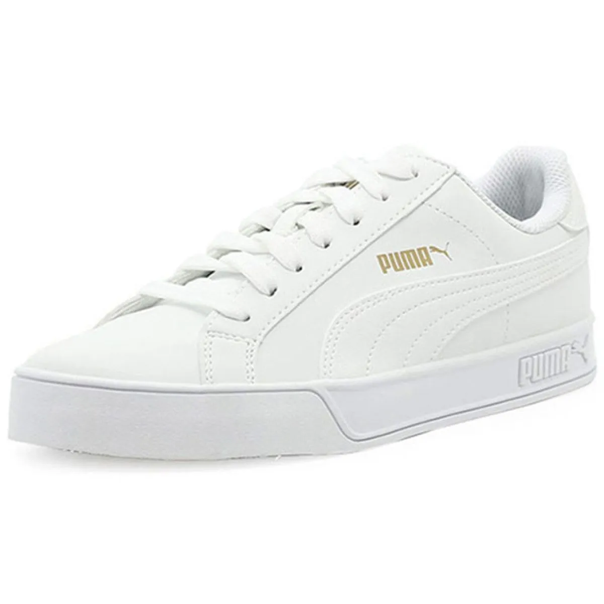 Кеды Puma Smash White/Gold