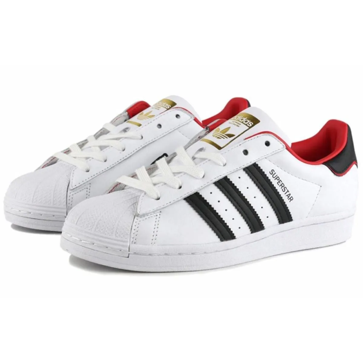 Кеды Adidas Originals Superstar White/Red