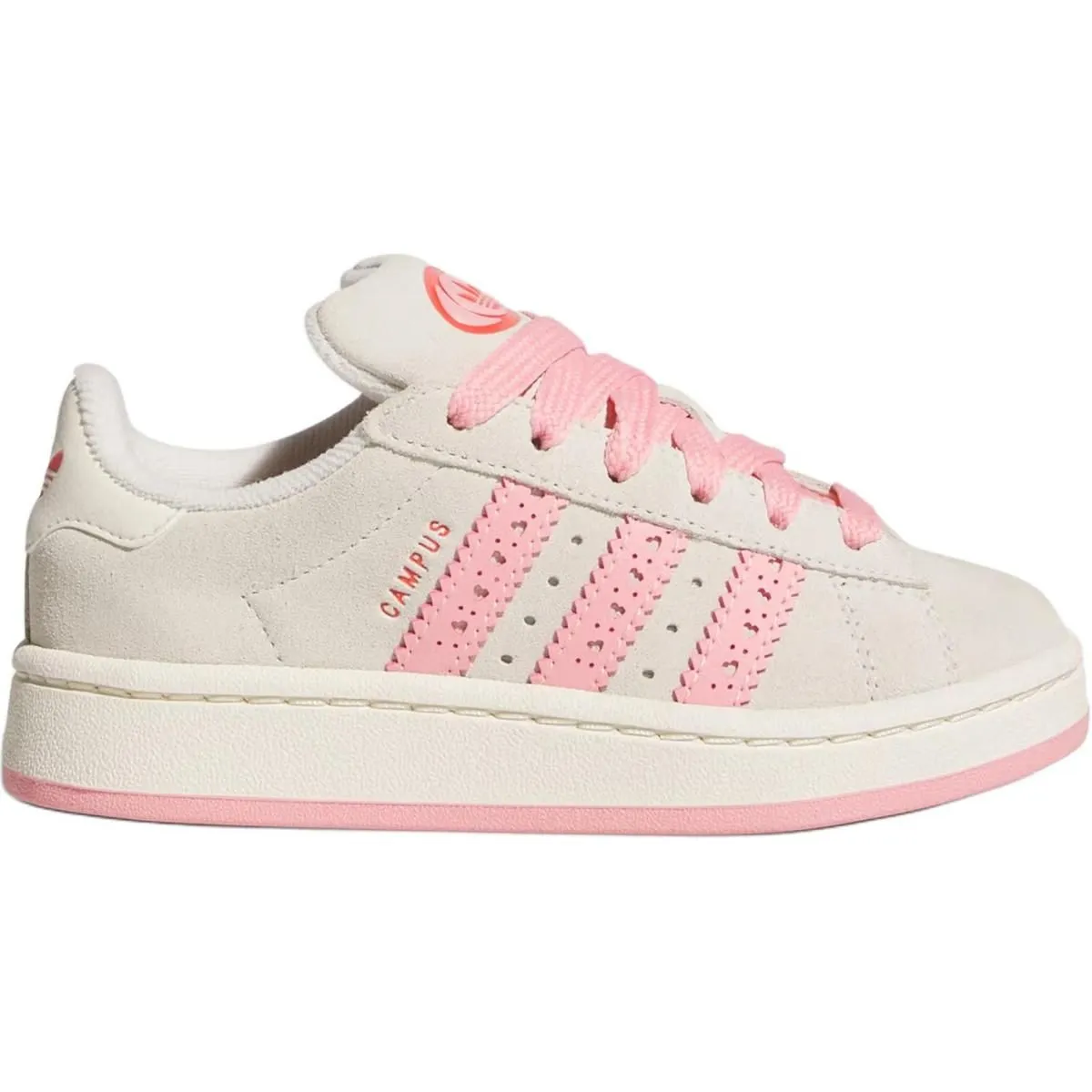 Кроссовки для малышей Adidas Originals Campus 00s Pink/White GS