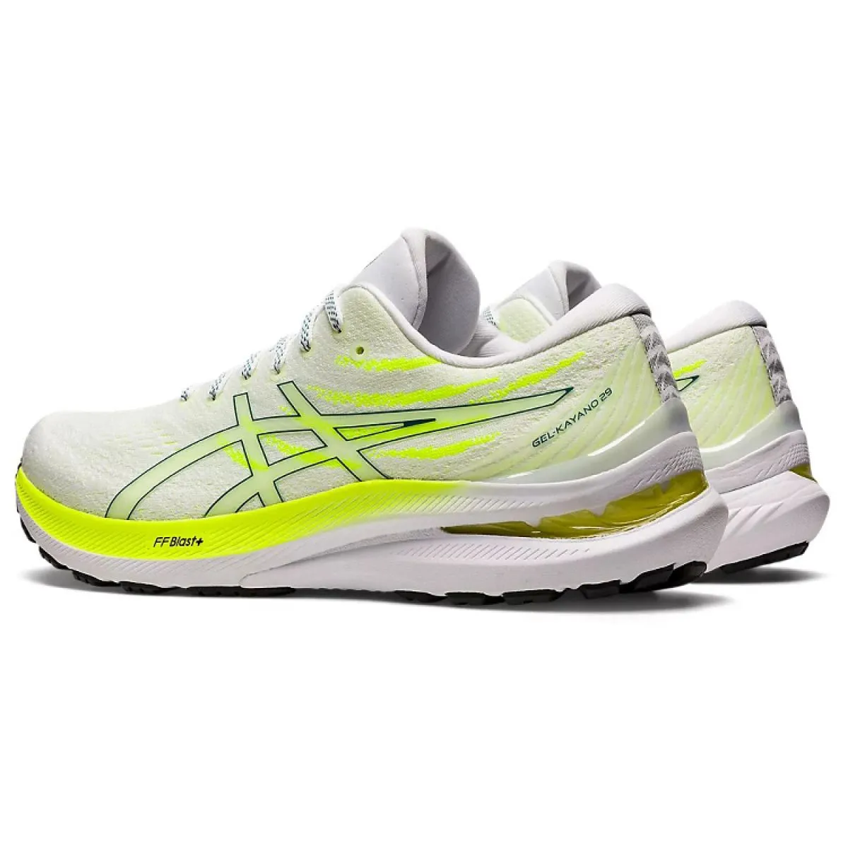 Мужские кроссовки Asics Gel-Kayano 29 White/Fluorescent Green