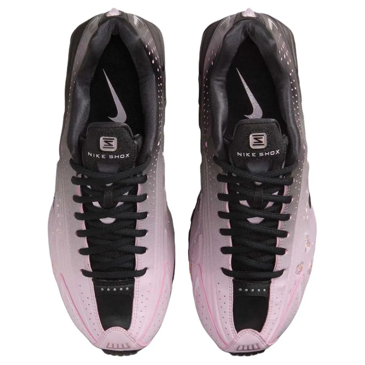 Женские кроссовки Nike Shox R4 Black/Pink