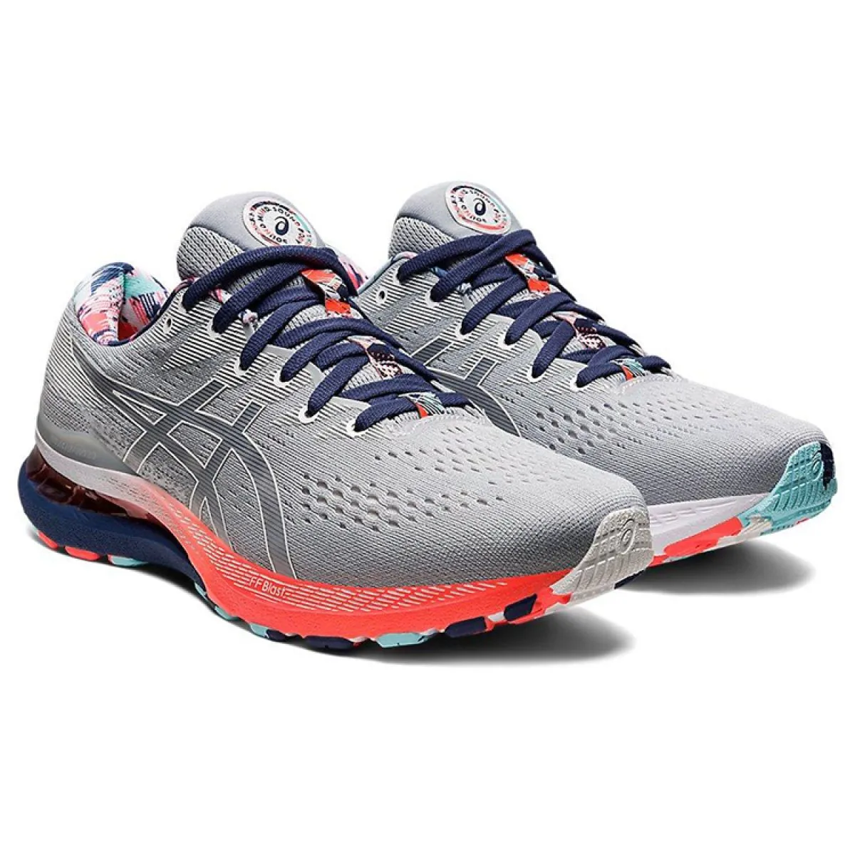 Мужские кроссовки Asics Gel-Kayano 28 Grey/Red/Blue