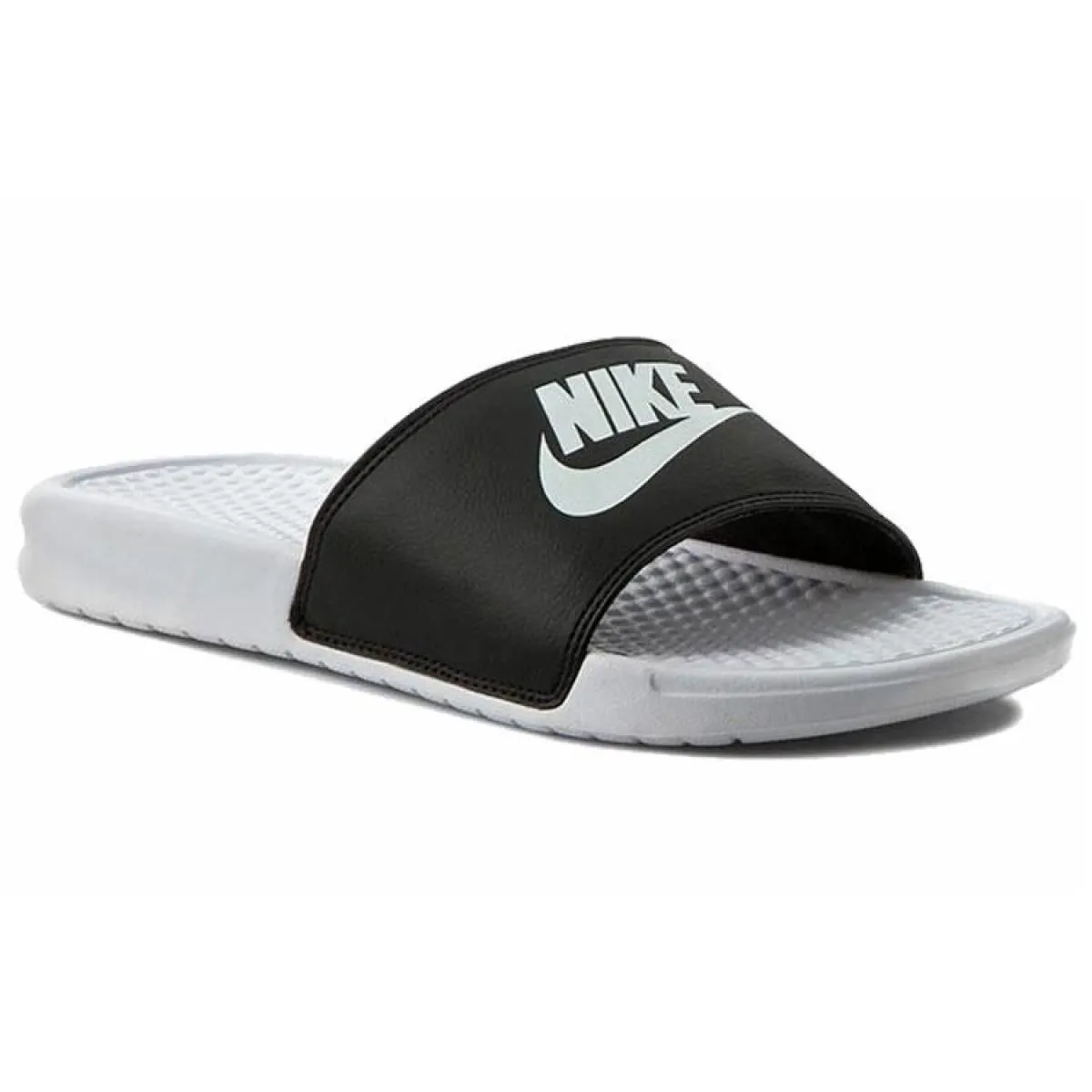 Шлёпанцы Nike Benassi "Just Do It" White/Black
