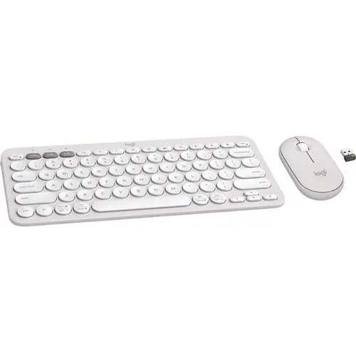 Клавиатура и мышь Logitech Pebble 2 Combo White