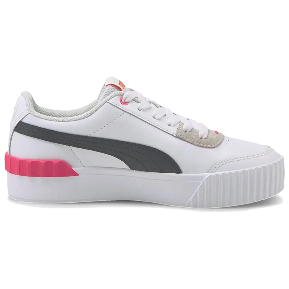 Женские кеды Puma Carina Lift White/Black/Pink