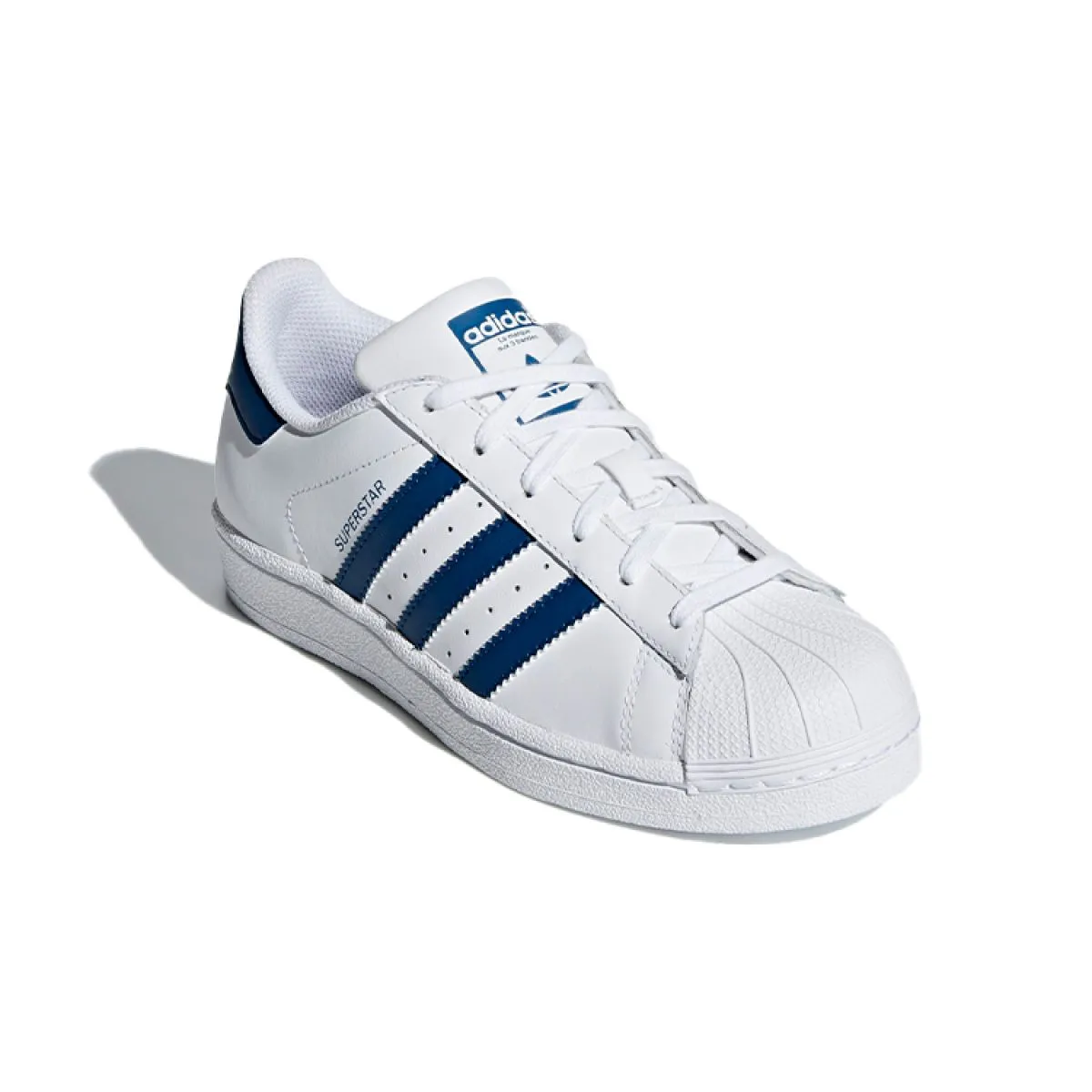 Подростковые кроссовки Adidas Originals Superstar White/Blue