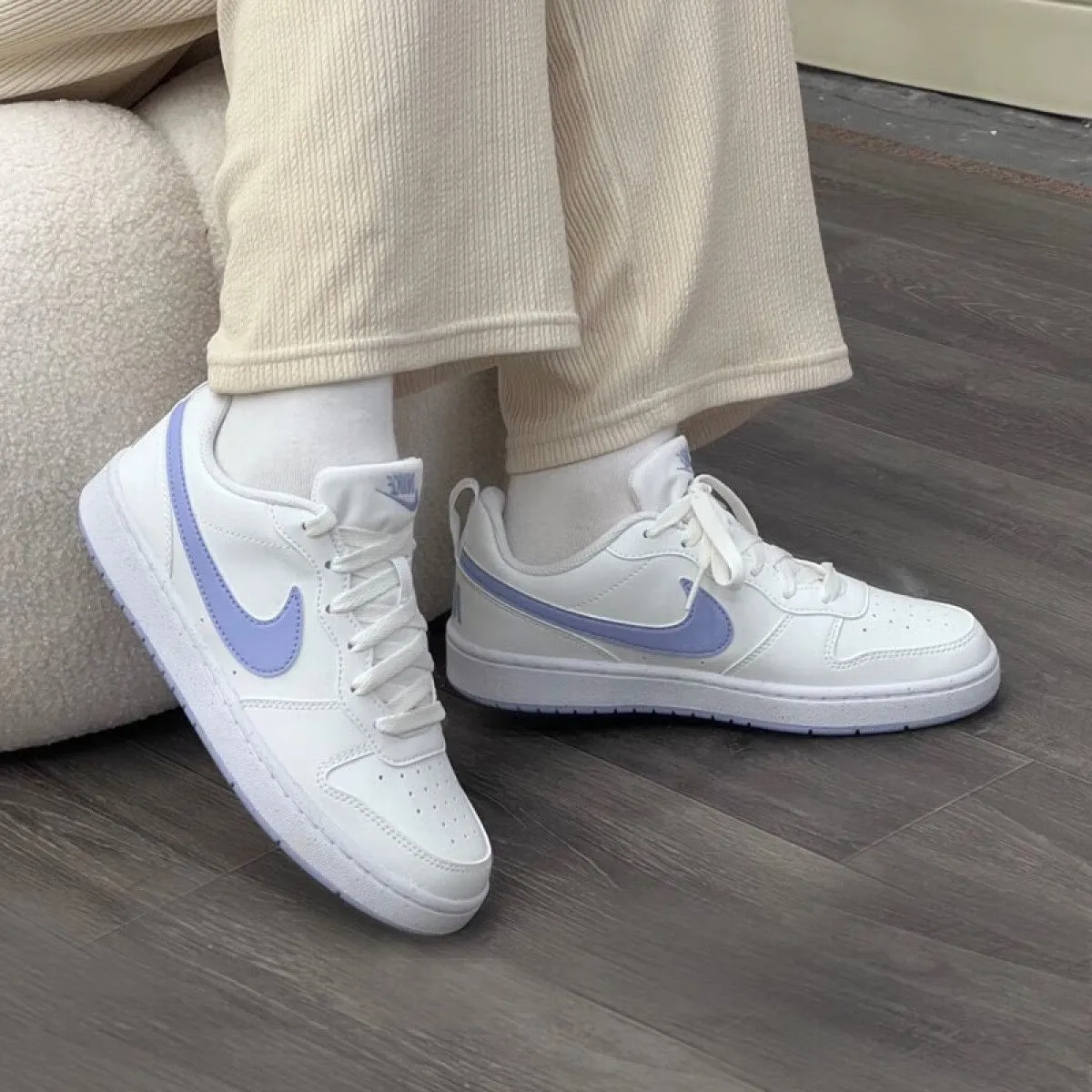 Подростковые кроссовки Nike Court Borough Light Purple GS