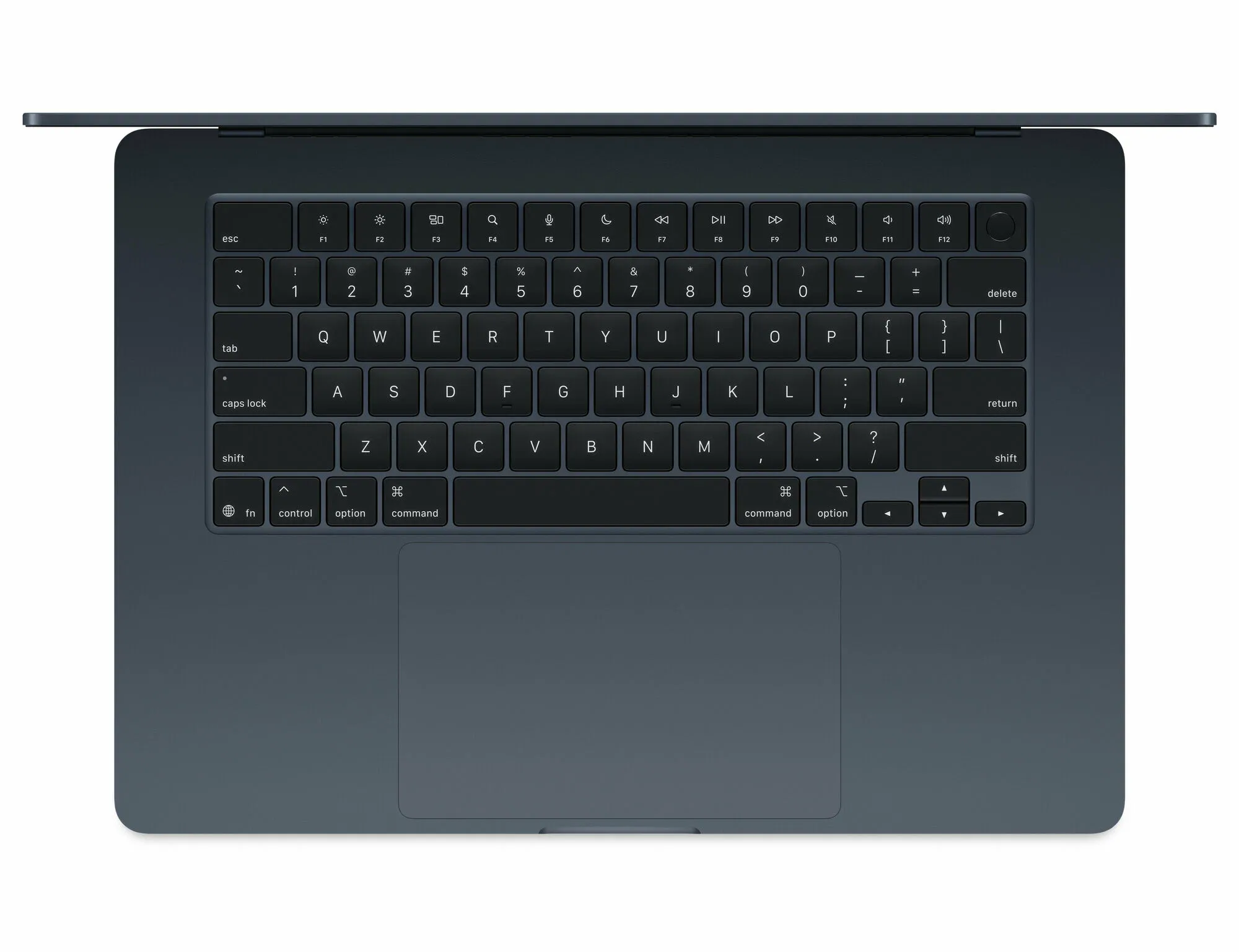 15.3" Ноутбук Apple MacBook Air 15 M4 (2025) 16 GB RAM/512 GB SSD, 10 CPU/10 GPU,Midnight Black, английская клавиатура