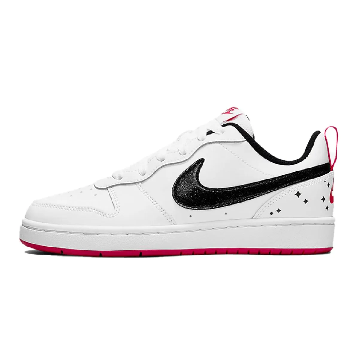 Подростковые кроссовки Nike Court Borough 2 Low White Very Berry GS