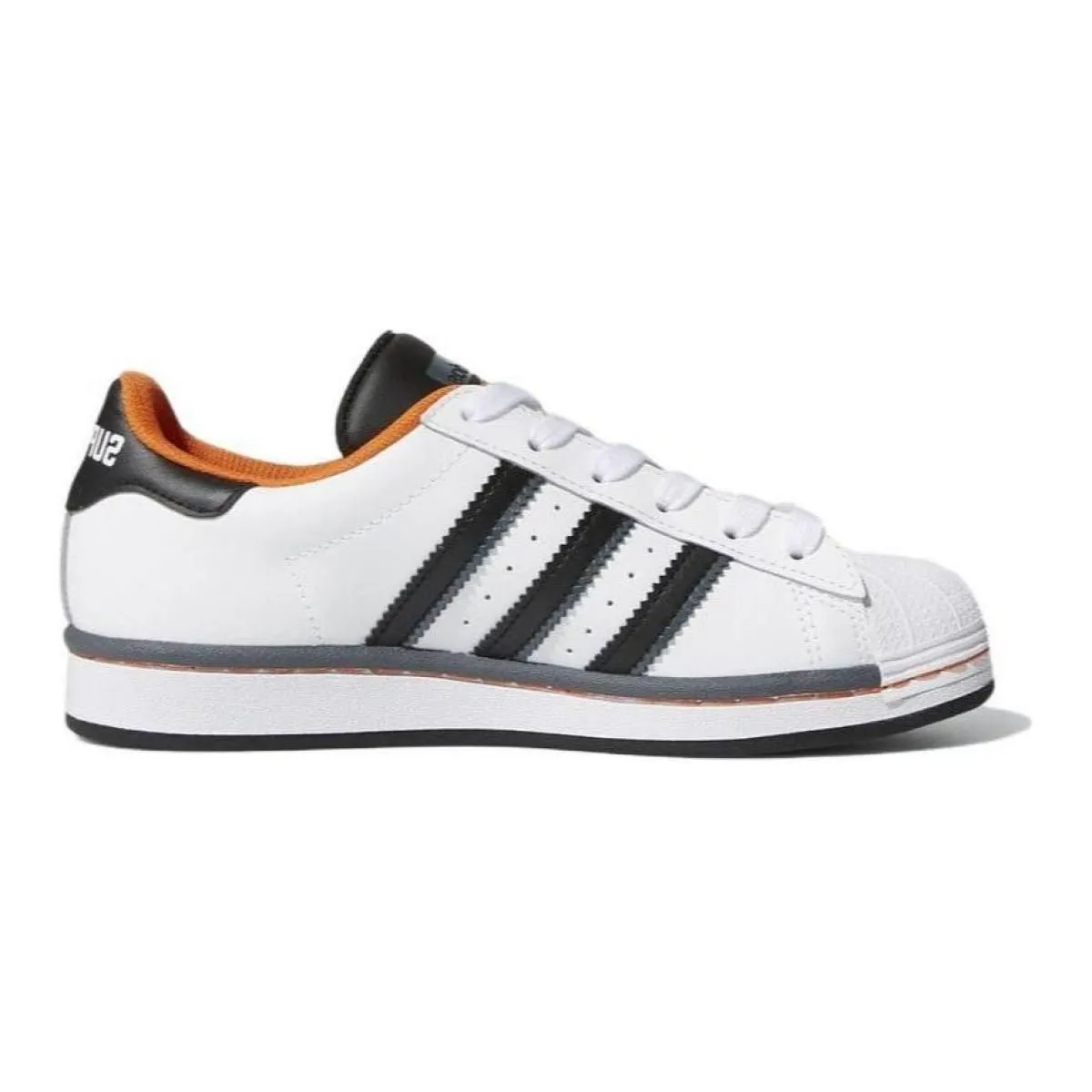 Подростковые кеды Adidas Originals Superstar White/Black/Orange GS