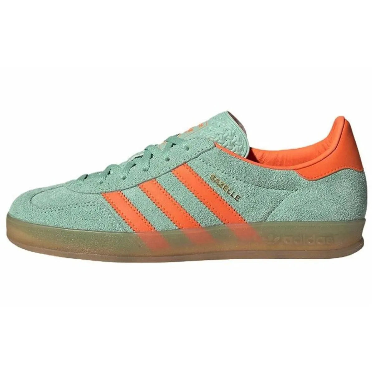 Кеды Adidas Originals Gazelle Indoor Green/Orange